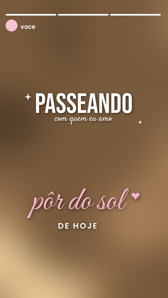 Exemplo de story