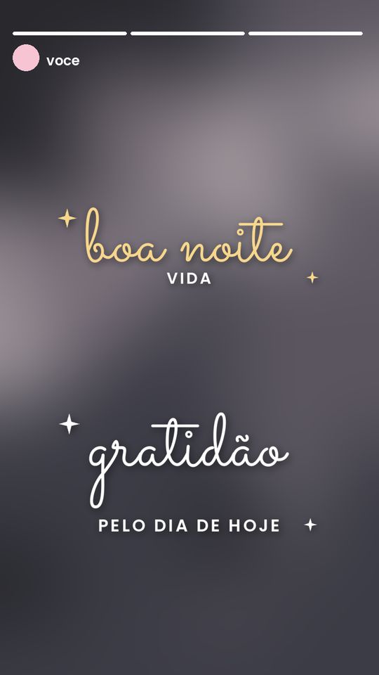 Exemplo de story